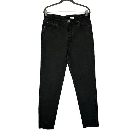 Levi's Denim - Vintage Levi’s 512 Slim Fit Tapered Leg Black Denim Jeans Size 14 Mis L